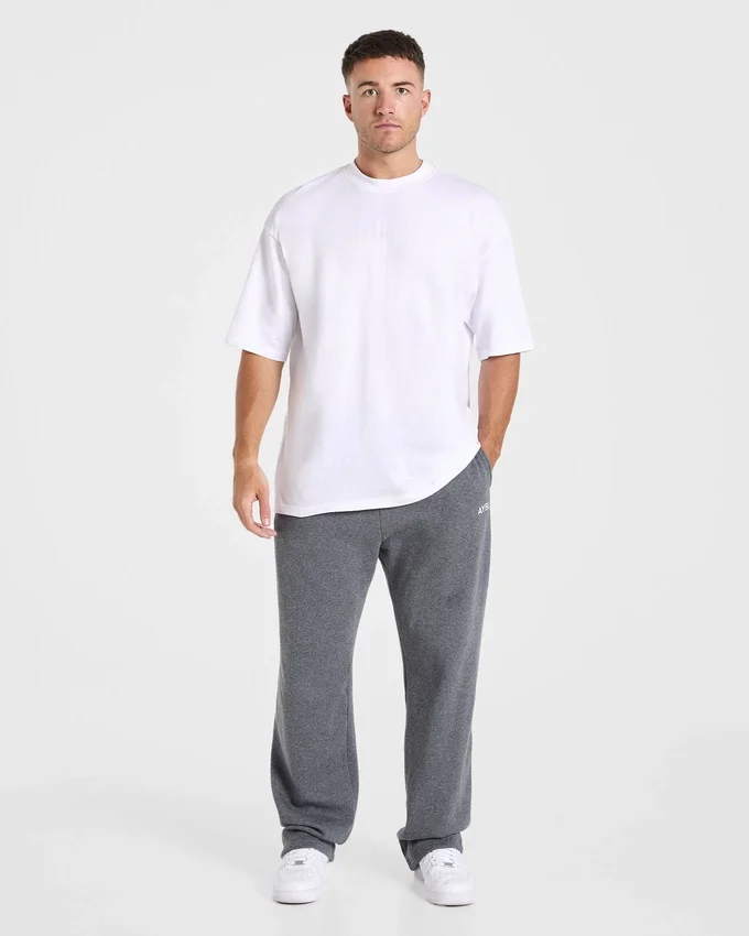 Essential Oversized Mjukisbyxor med raka ben