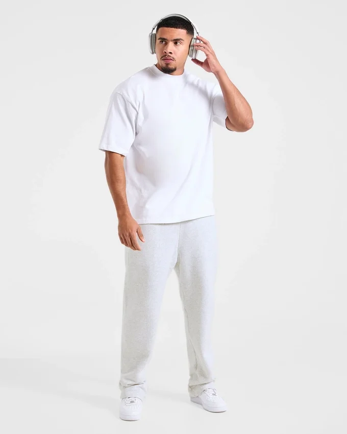 Essential Oversized Mjukisbyxor med raka ben