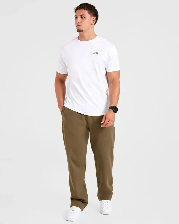 Essential Oversized Mjukisbyxor med raka ben