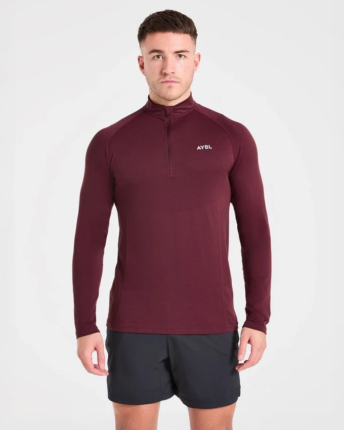Essential Seamless 1/4 Zip Pullover