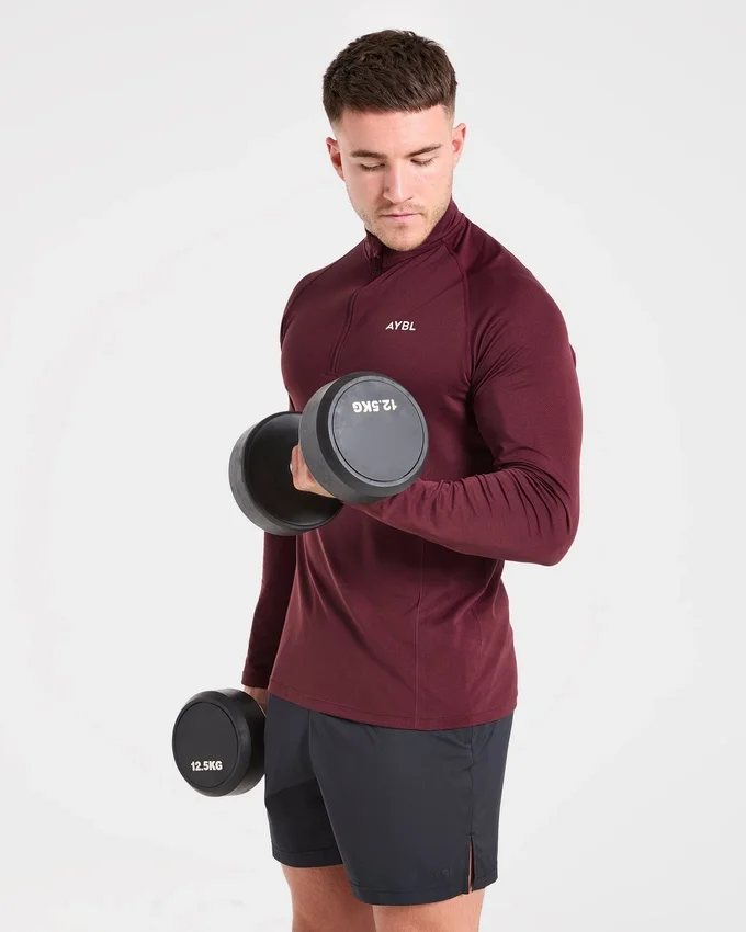 Essential Seamless 1/4 Zip Pullover