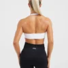 Essential sömlös sport-BH med halterneck