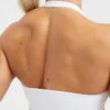 Essential sömlös sport-BH med halterneck
