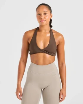 Essential sport-BH med halterneck