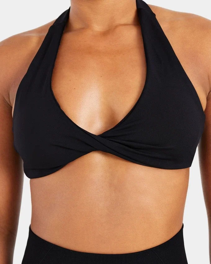 Essential sport-BH med halterneck