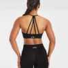 Essential V-ringad sport-BH med band
