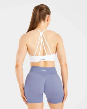 Essential V-ringad sport-BH med band