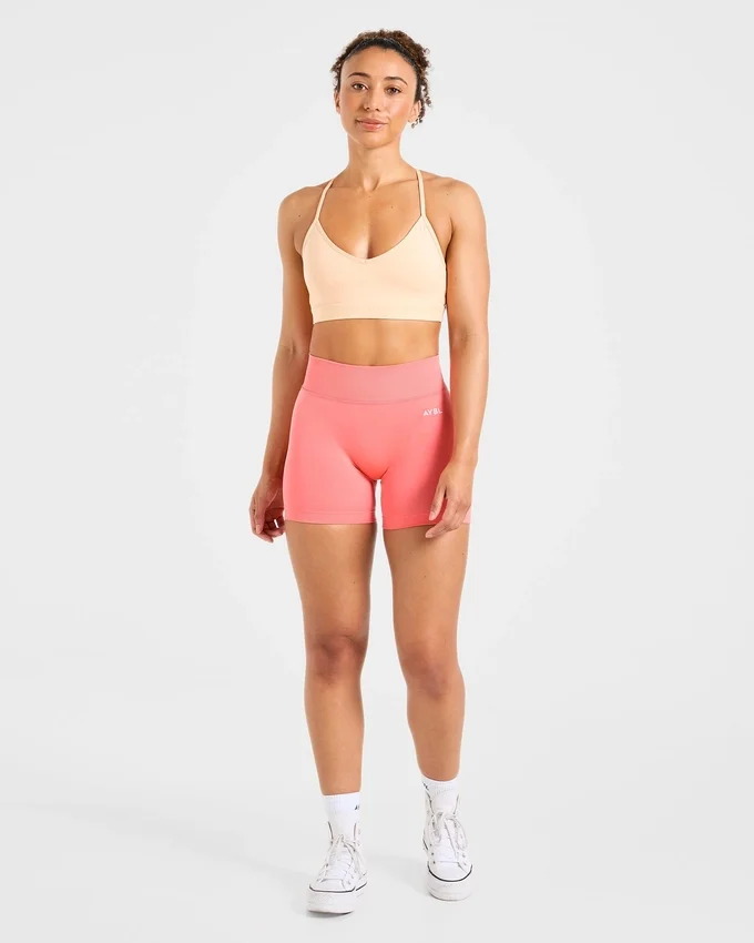 Essential V-ringad sport-BH med band