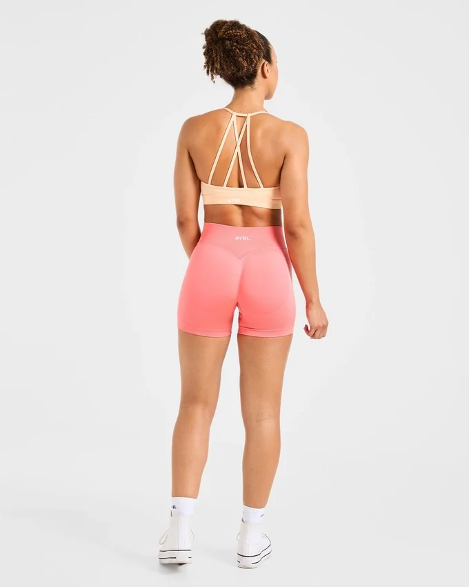 Essential V-ringad sport-BH med band
