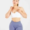 Essential V-ringad sport-BH med band