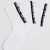 Everyday Back Stripe Crew-strumpor (3-pack)