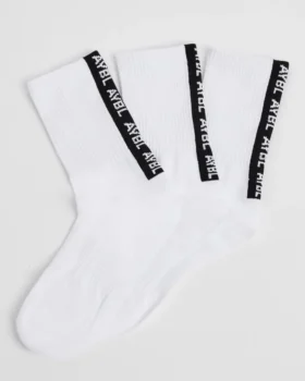 Everyday Back Stripe Crew-strumpor (3-pack)