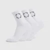Everyday broderade strumpor (3-pack)