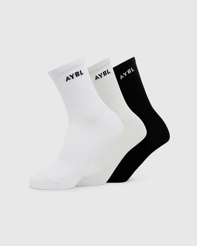 Everyday Crew Socks (3 Pack)