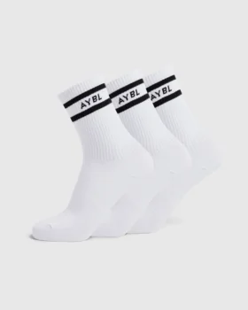 Everyday-strumpor med dubbla ränder (3-pack)