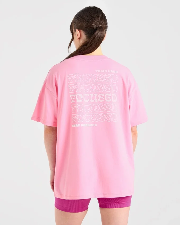 Focused Wavy Oversized T-shirt