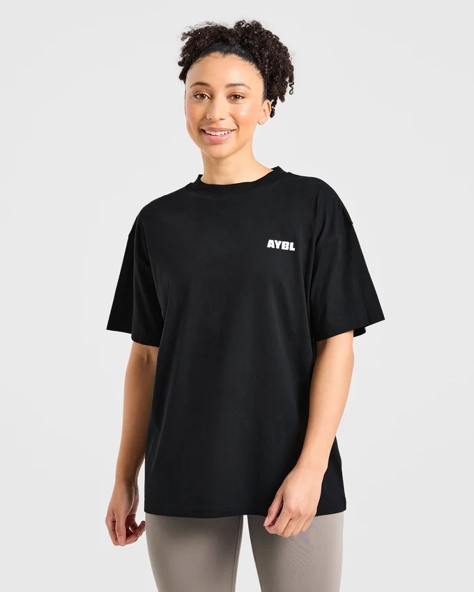 Focused Wavy Oversized T-shirt
