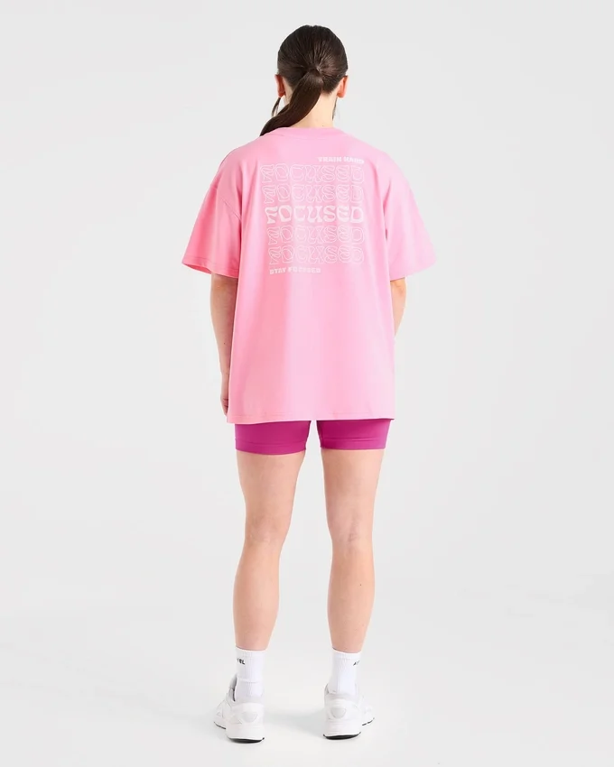 Focused Wavy Oversized T-shirt