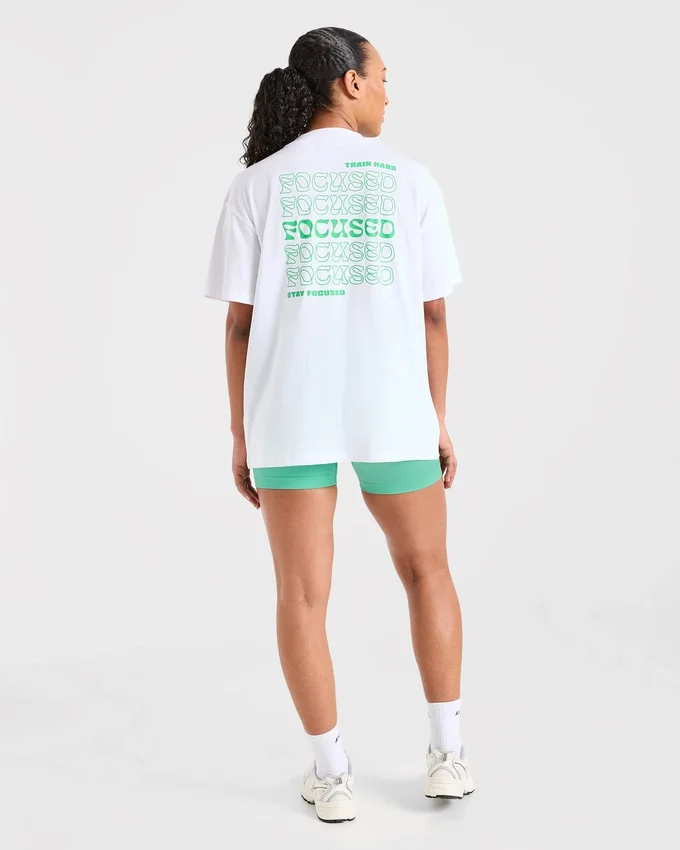 Focused Wavy Oversized T-shirt