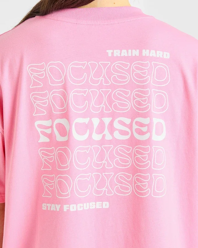 Focused Wavy Oversized T-shirt