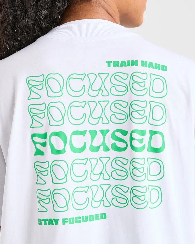 Focused Wavy Oversized T-shirt