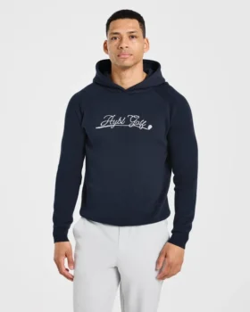 Golf Club stickad hoodie