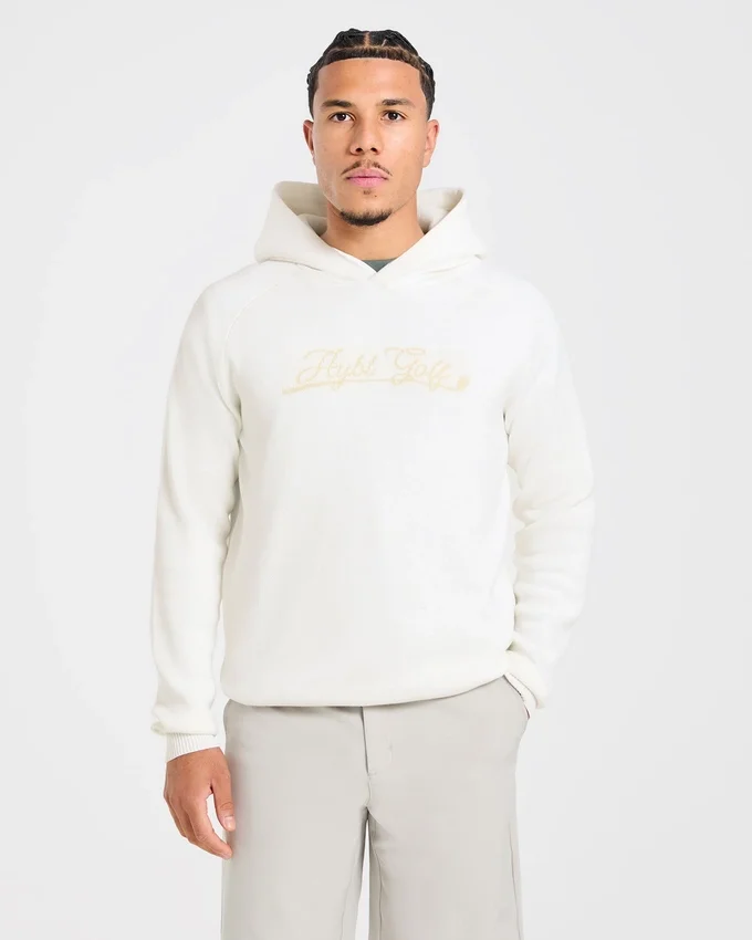 Golf Club stickad hoodie