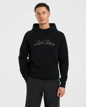 Golf Club stickad hoodie