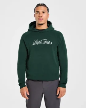 Golf Club stickad hoodie