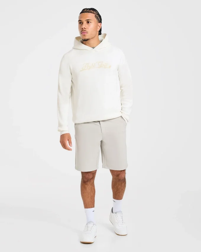 Golf Club stickad hoodie