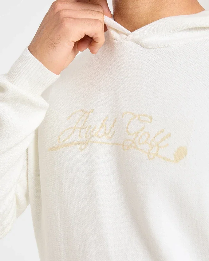 Golf Club stickad hoodie