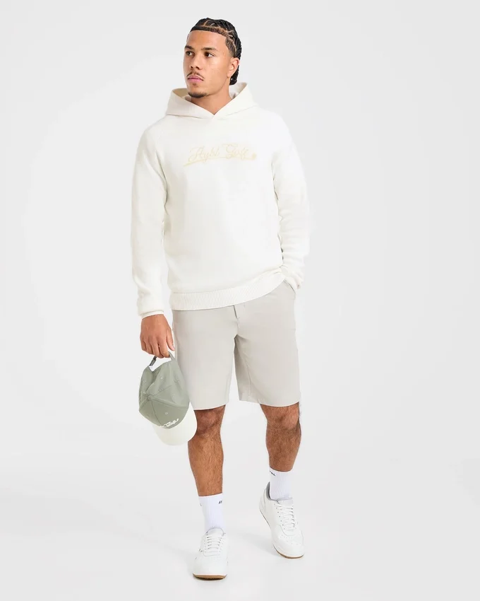 Golf Club stickad hoodie