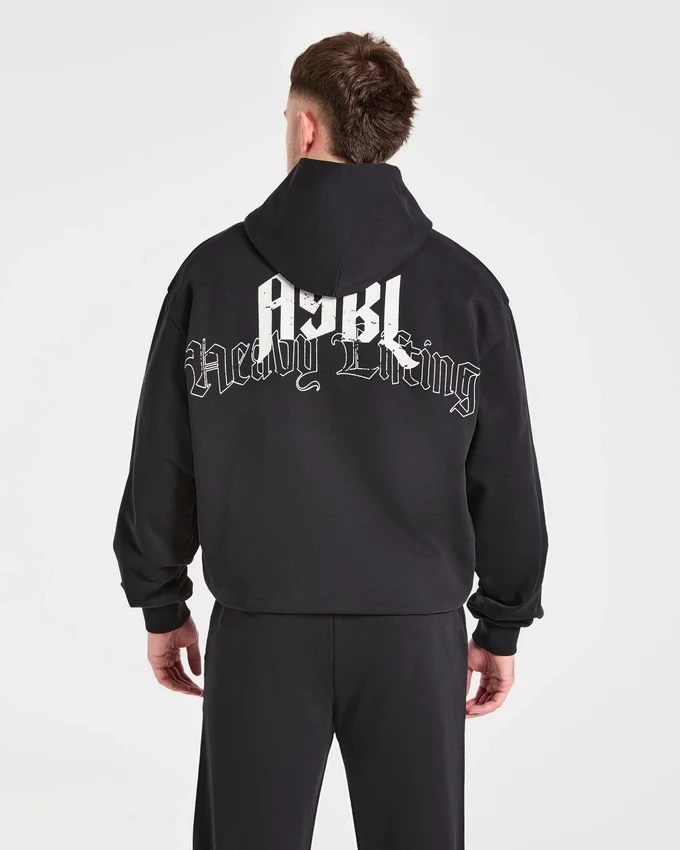 Heavy Lifting Gothic Oversized Hoodie