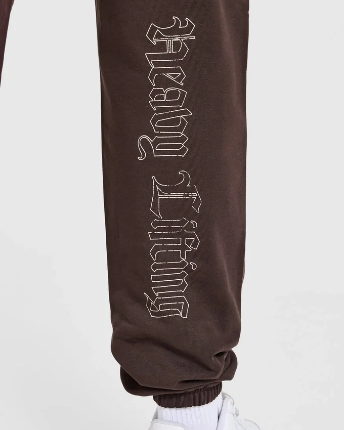 Heavy Lifting Gothic Oversized Mjukisbyxor