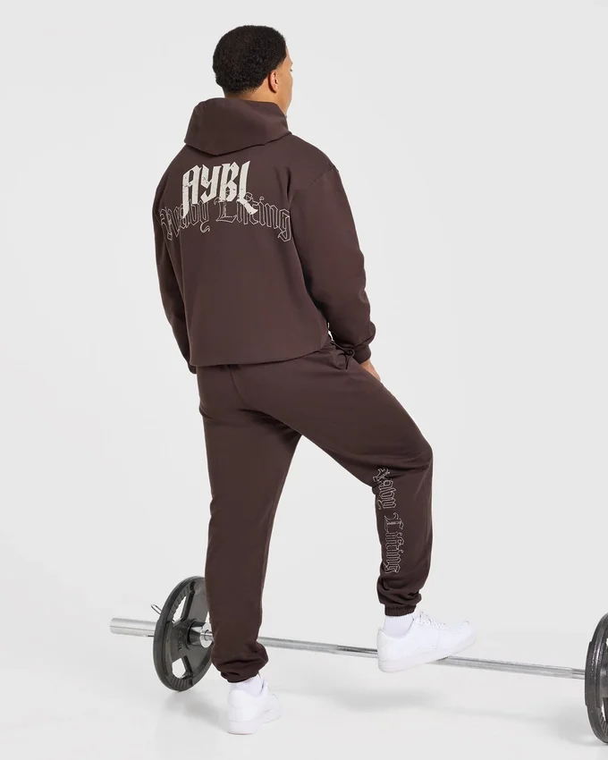 Heavy Lifting Gothic Oversized Mjukisbyxor