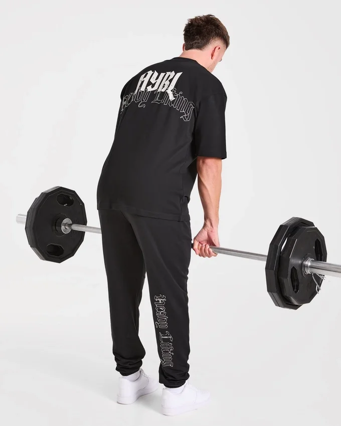 Heavy Lifting Gothic Oversized Mjukisbyxor