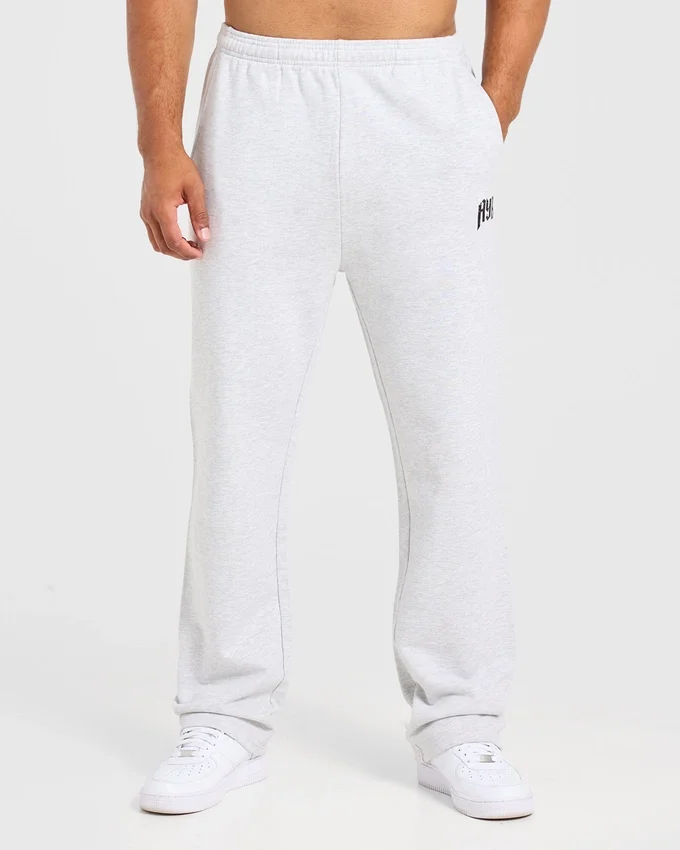 Heavy Lifting Gothic Oversized Mjukisbyxor med raka ben