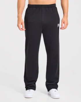 Heavy Lifting Gothic Oversized Mjukisbyxor med raka ben