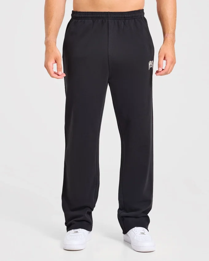 Heavy Lifting Gothic Oversized Mjukisbyxor med raka ben