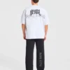 Heavy Lifting Gothic Oversized Mjukisbyxor med raka ben
