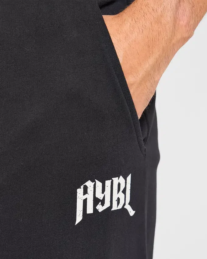 Heavy Lifting Gothic Oversized Mjukisbyxor med raka ben