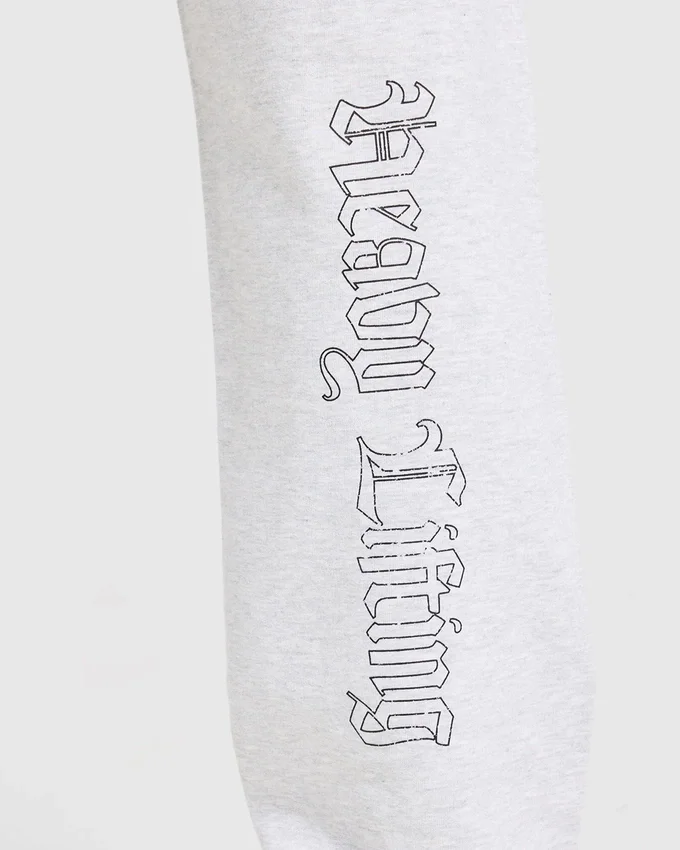 Heavy Lifting Gothic Oversized Mjukisbyxor med raka ben