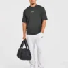 Heavy Lifting Gothic Oversized Mjukisbyxor med raka ben