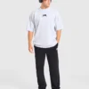 Heavy Lifting Gothic Oversized Mjukisbyxor med raka ben