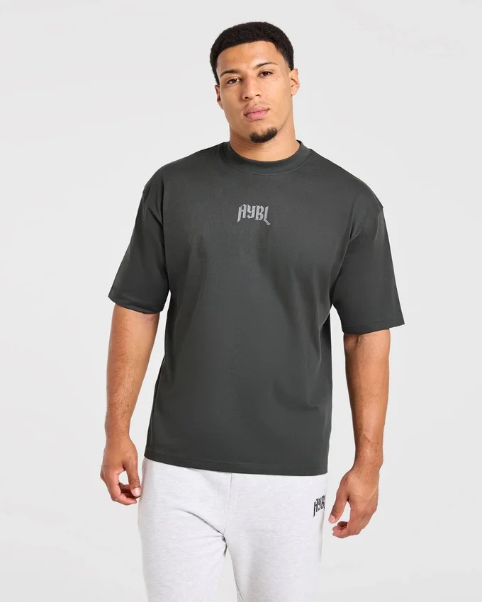 Heavy Lifting Gothic Oversized T-shirt