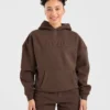 Klassisk, mjuk och oversized hoodie