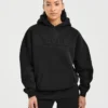 Klassisk, mjuk och oversized hoodie