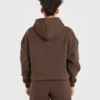 Klassisk, mjuk och oversized hoodie