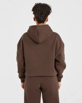 Klassisk, mjuk och oversized hoodie