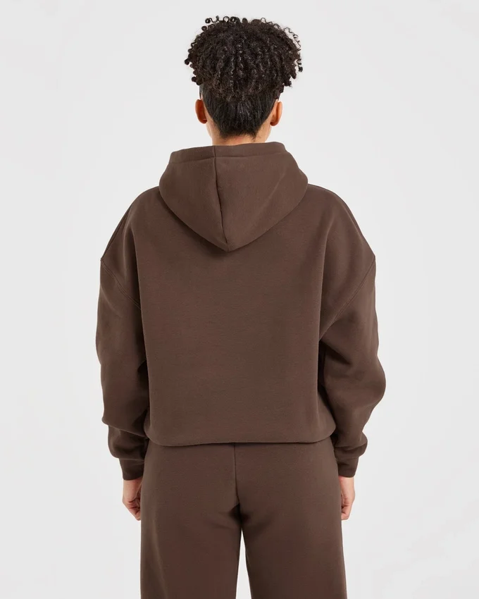 Klassisk, mjuk och oversized hoodie
